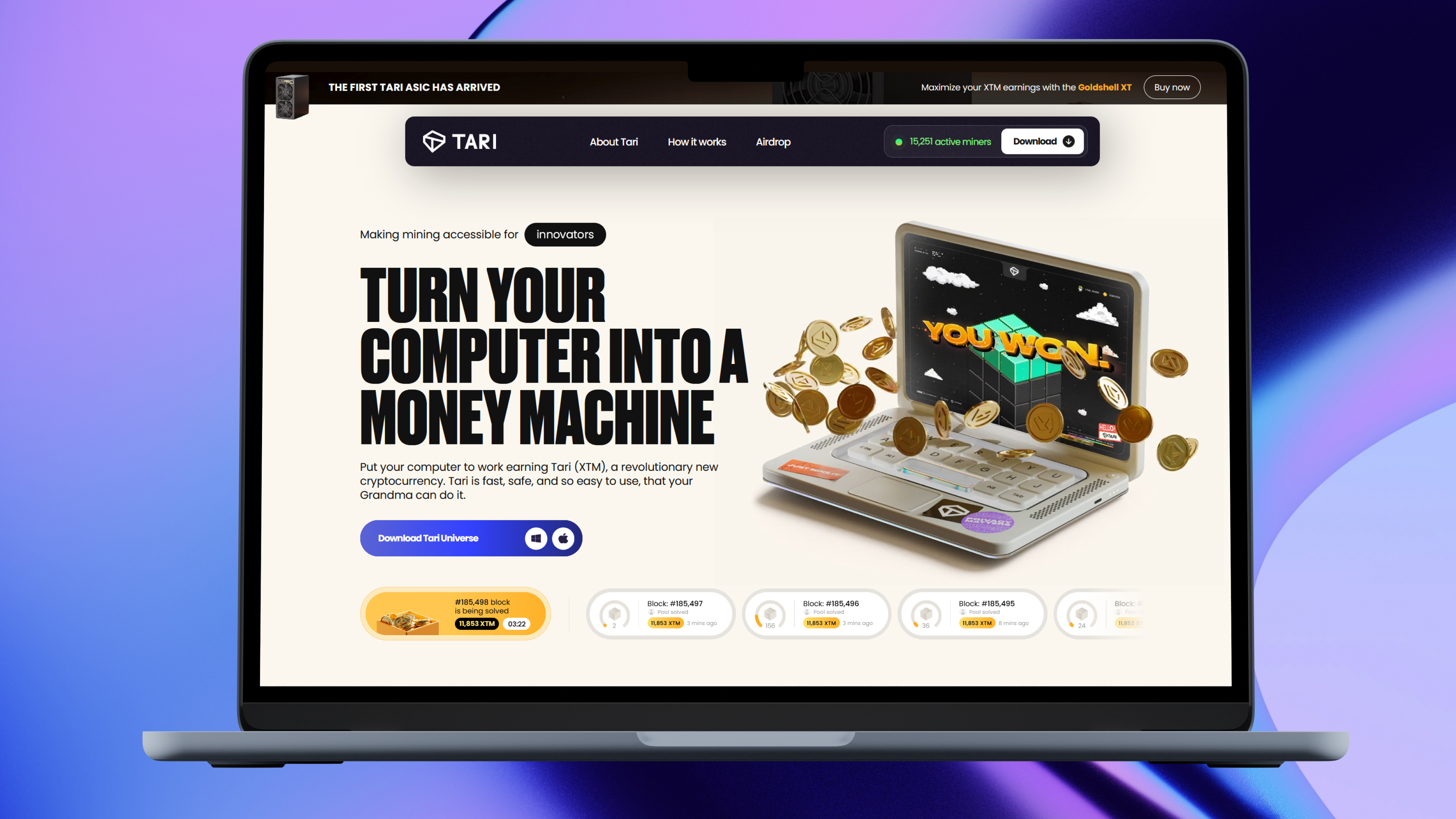 Tari Universe slide 12